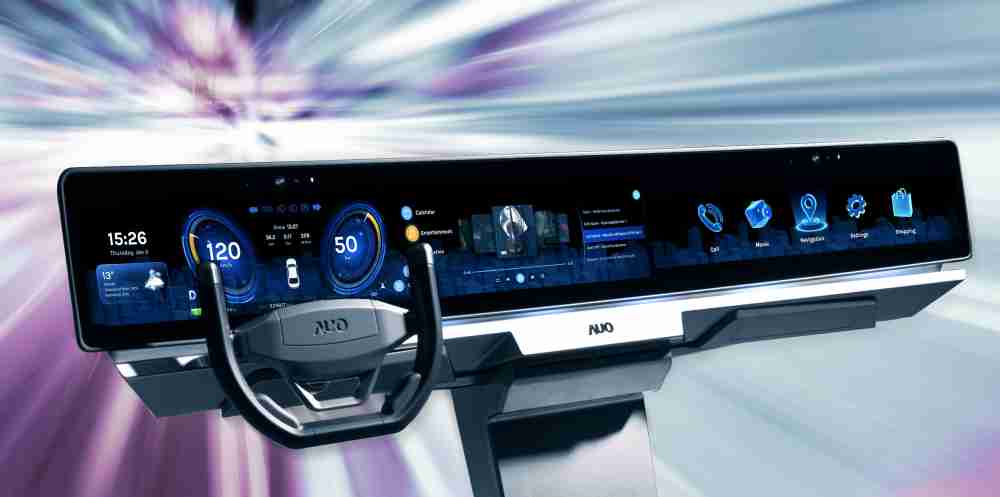 至成国际开拓前瞻显示技术创新应用，，，，结合优异整合设计能力，，，开发智能车载FIDM Plus一体化显示方案，，让驾驶操作与车内娱乐体验再进化